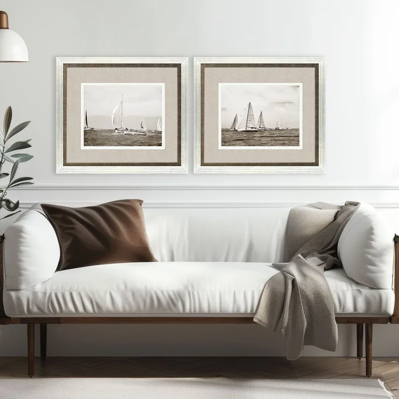 Regatta II S/2 - Framed Art