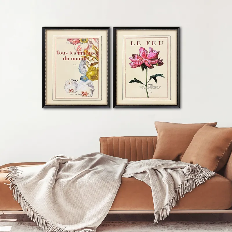 Le Fleur I S/2 Framed Art