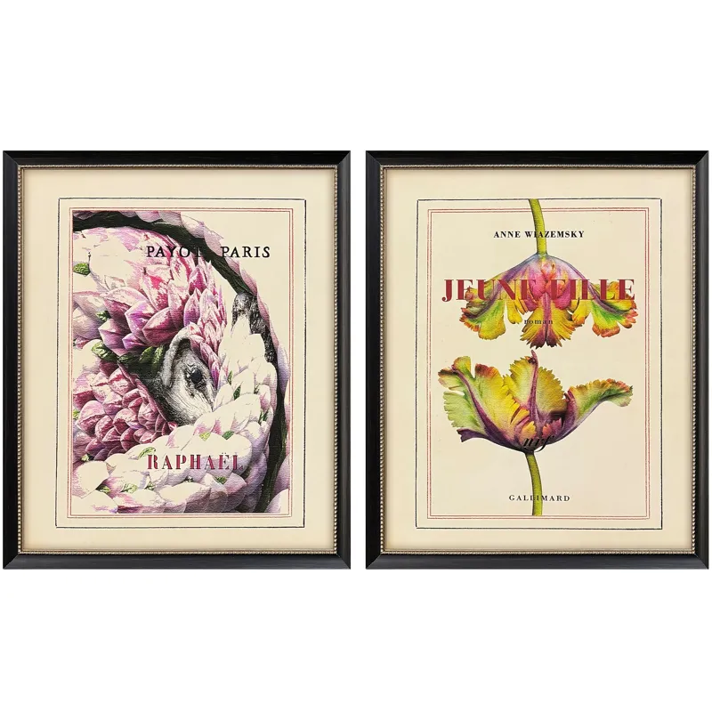 Le Fleur II S/2 Framed Art