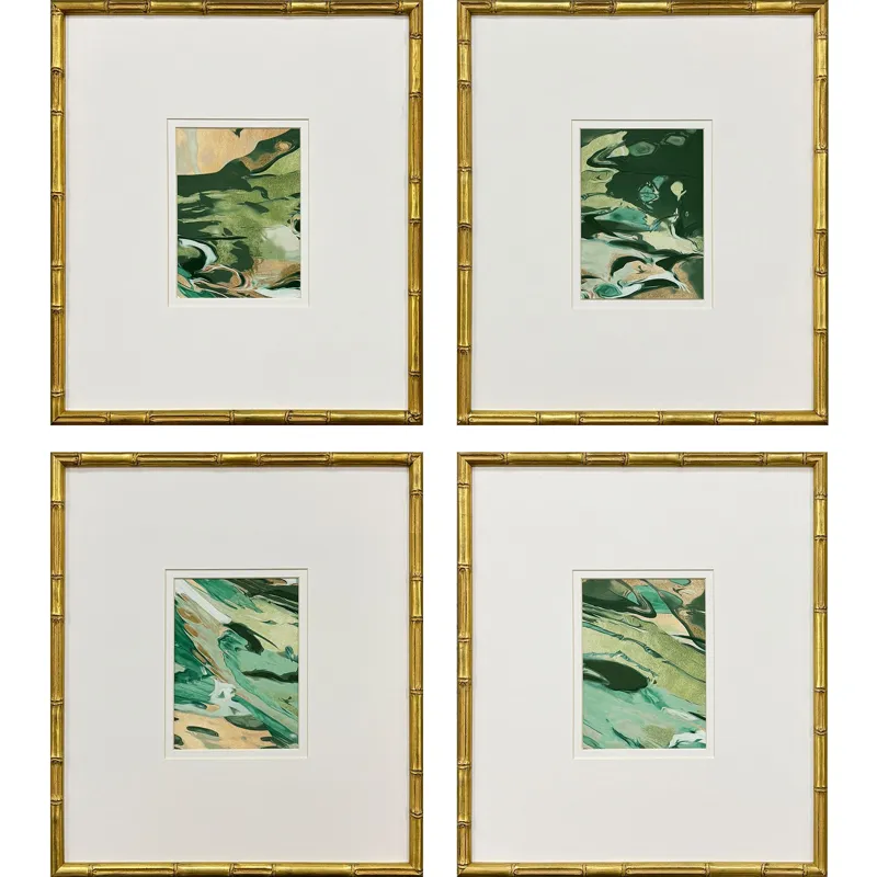 Verdant Fusion S/4 Framed Art