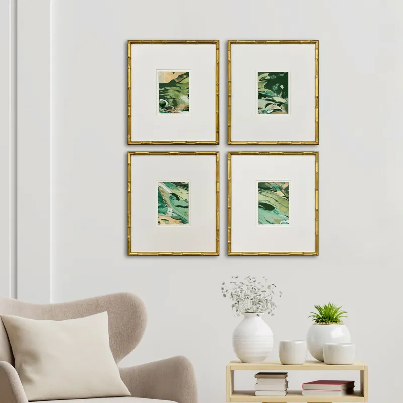 Verdant Fusion S/4 Framed Art