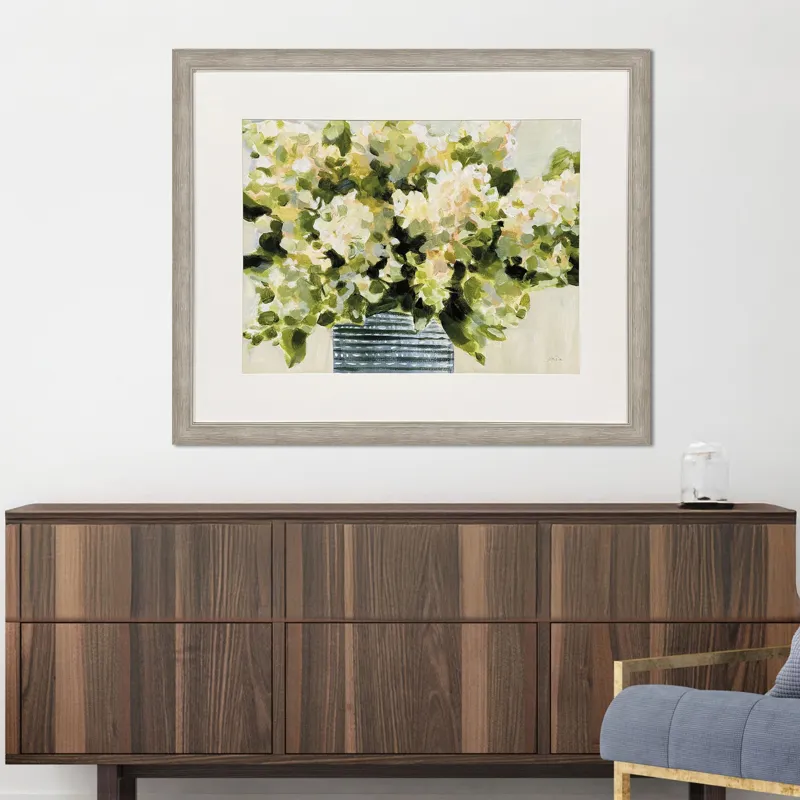 Hydrangeas in Vase Framed Art