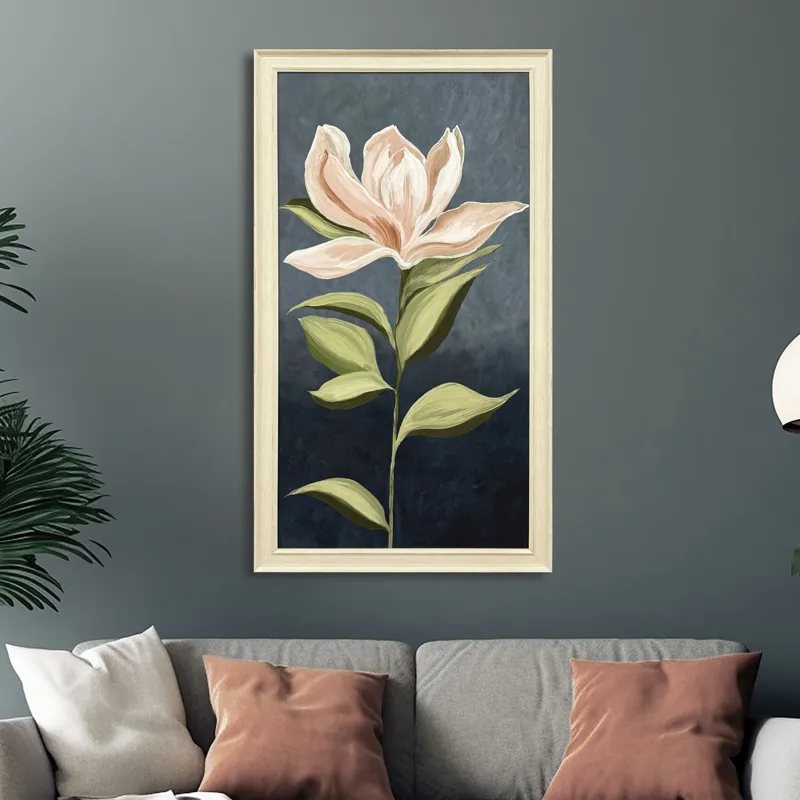 Pink Magnolia Flora I Framed Art