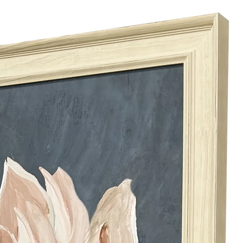 Pink Magnolia Flora II Framed Art