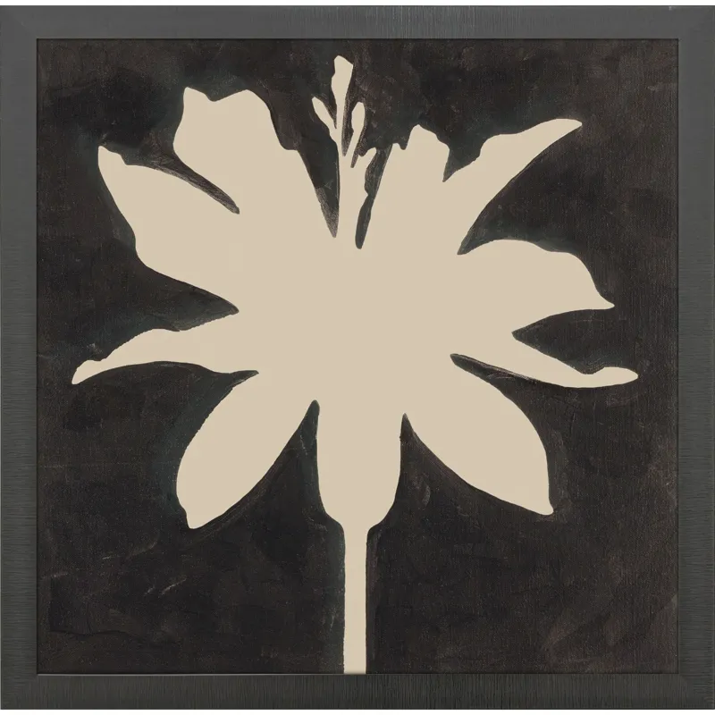 Floral Silhouettes I Framed Art