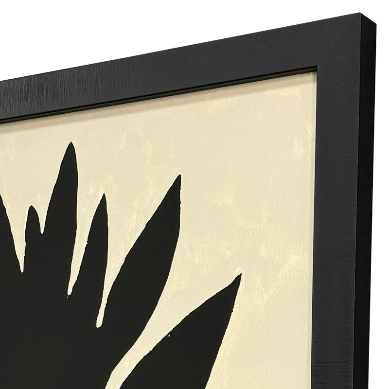 Floral Silhouettes II Framed Art