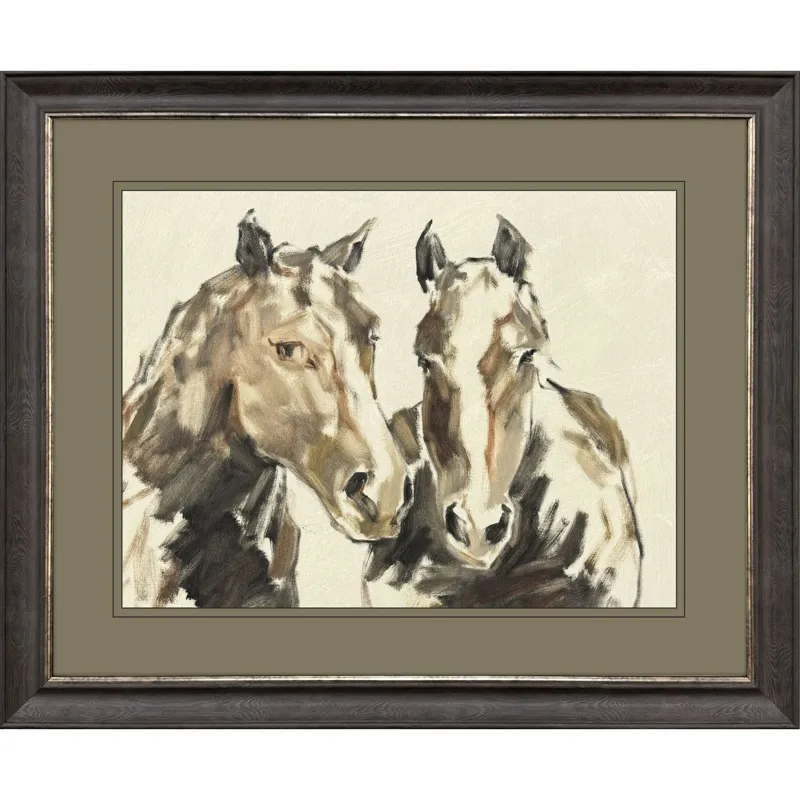 Equine Sketch Duo Framed Art
