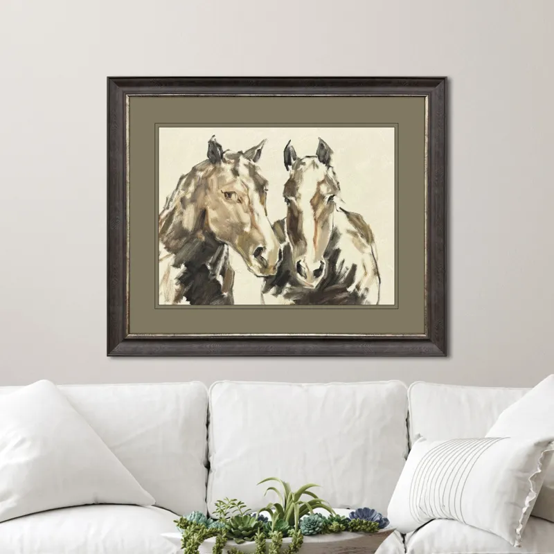 Equine Sketch Duo Framed Art