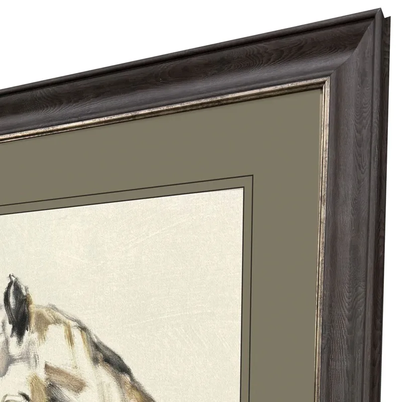 Equine Sketch Together Framed Art