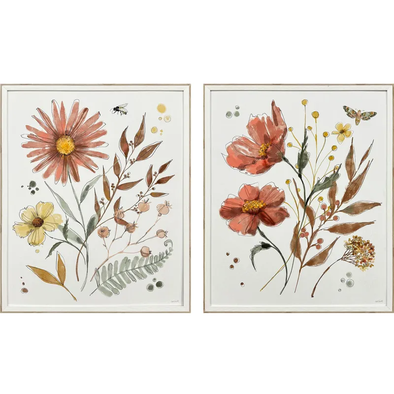 Full Bloom I S/2 Framed Art