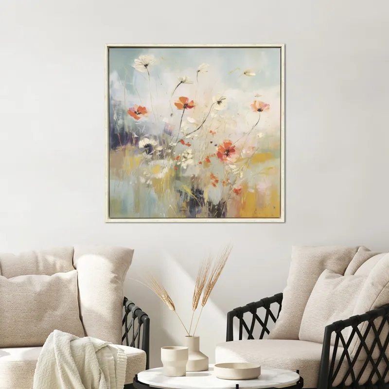 Blooms in the Meadow II Canvas