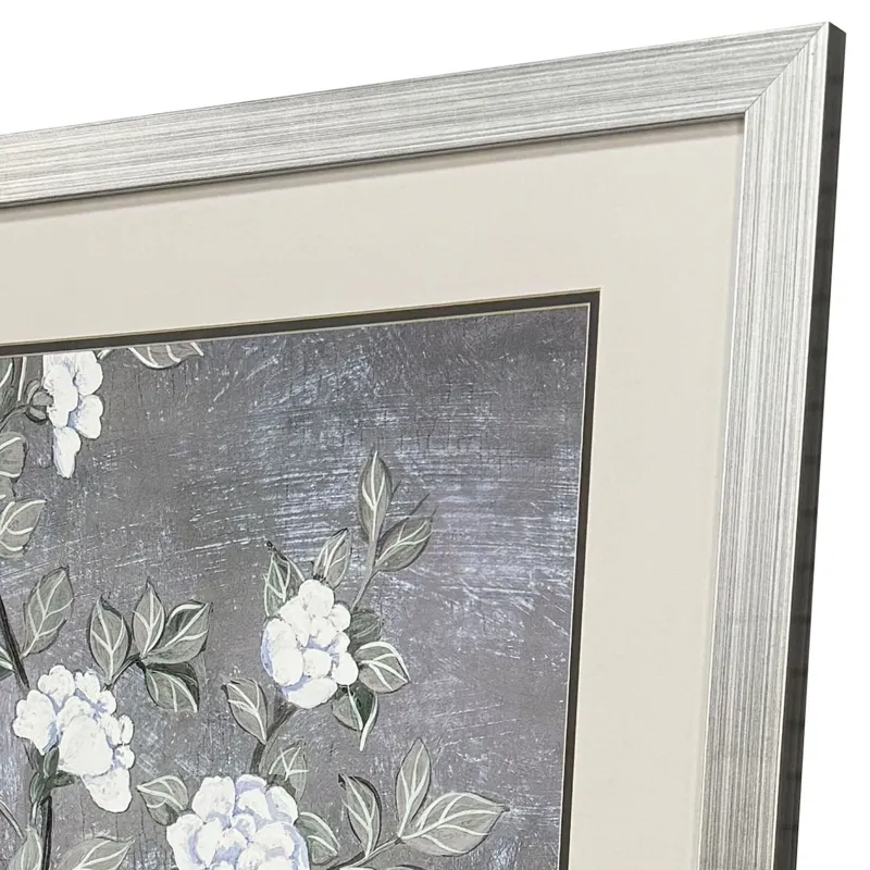 Birds and Blooms I Framed Art