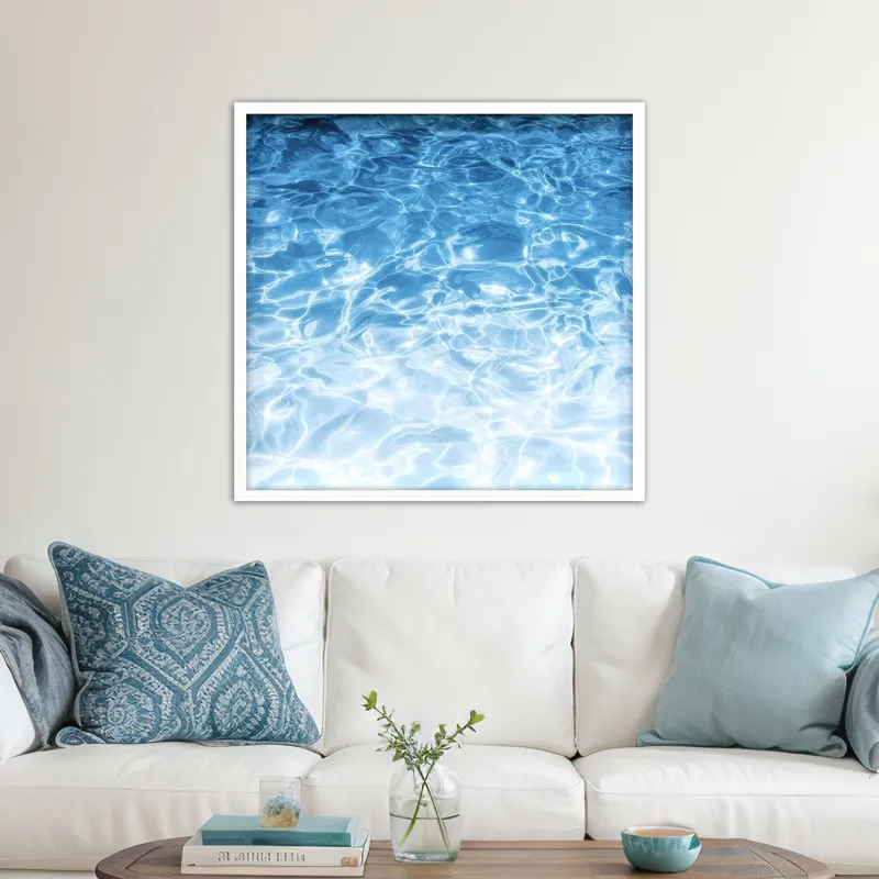 Turquoise Ocean Framed Art