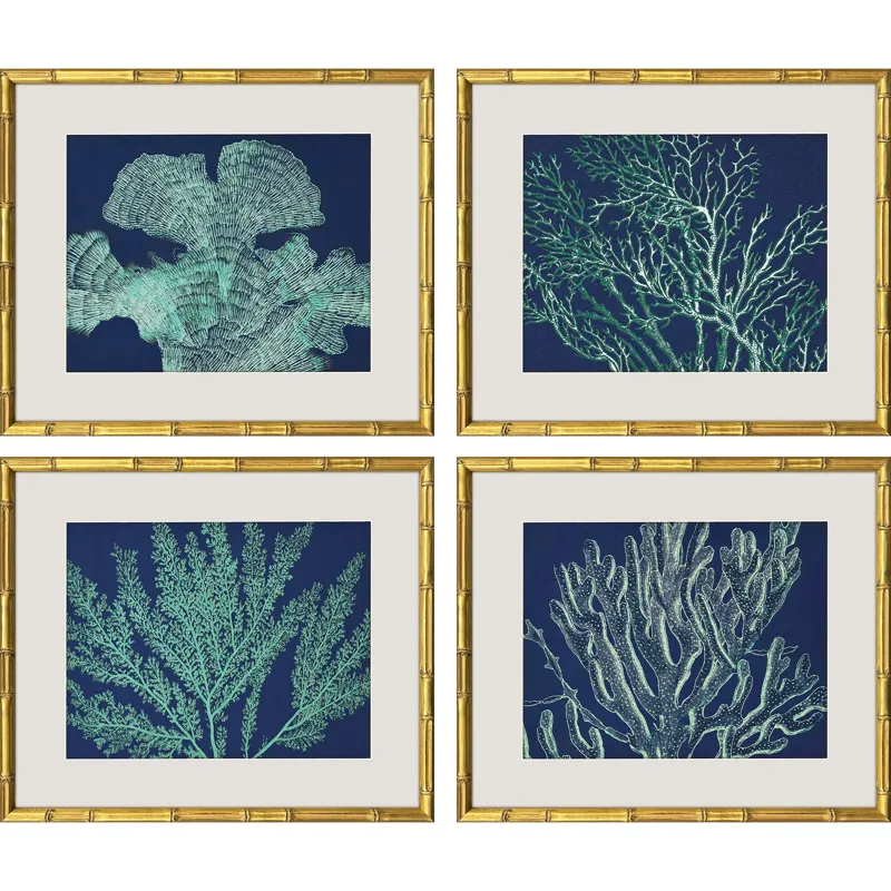Sea Garden S/4 Framed Art