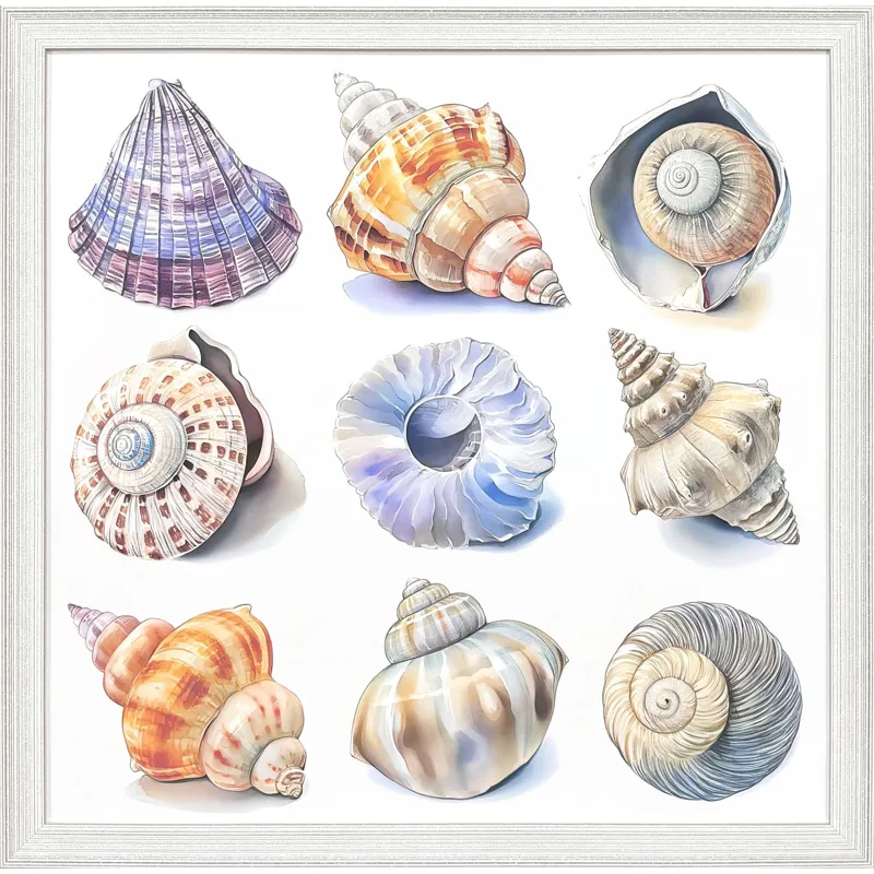Shell Factory II Framed Art