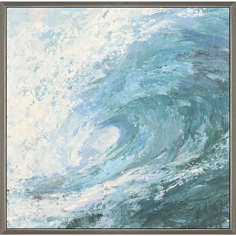 Summer Wave Framed Art