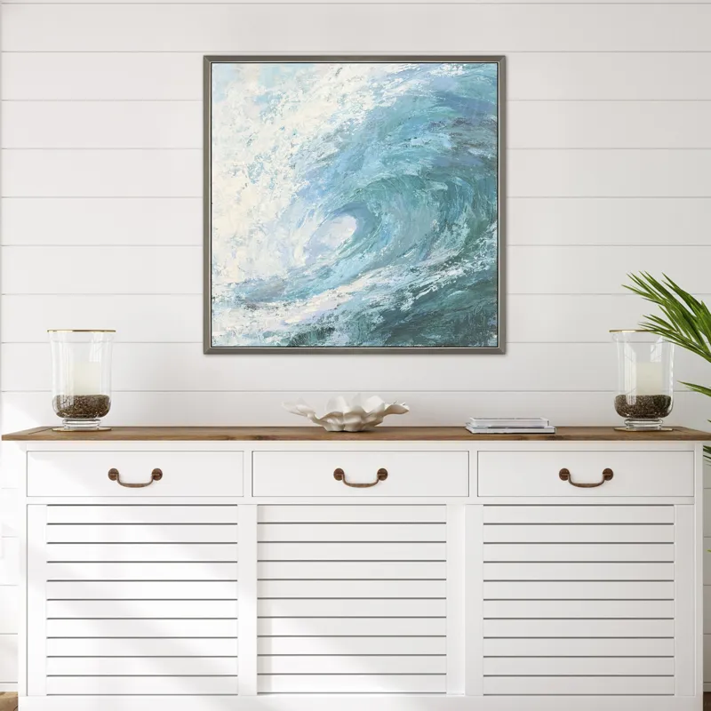 Summer Wave Framed Art