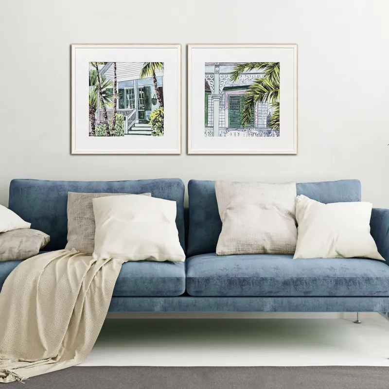 Palm House I S/2 Framed Art