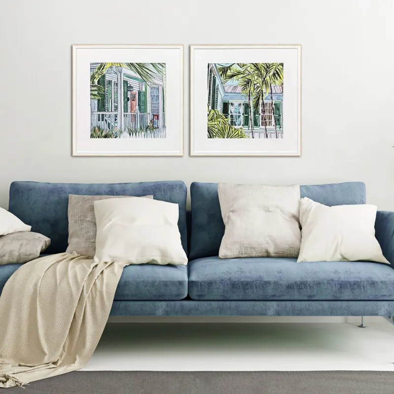 Palm House II S/2 Framed Art