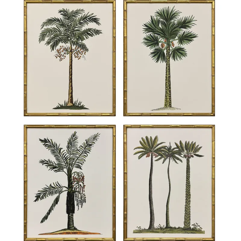 Contemporary Palm II S/4 Framed Art