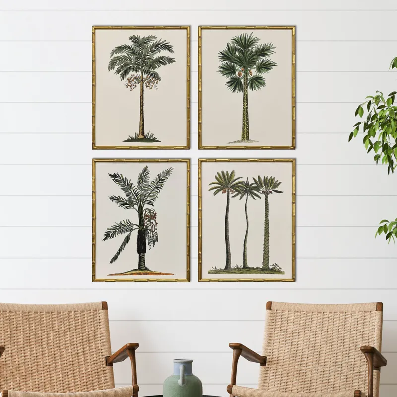 Contemporary Palm II S/4 Framed Art