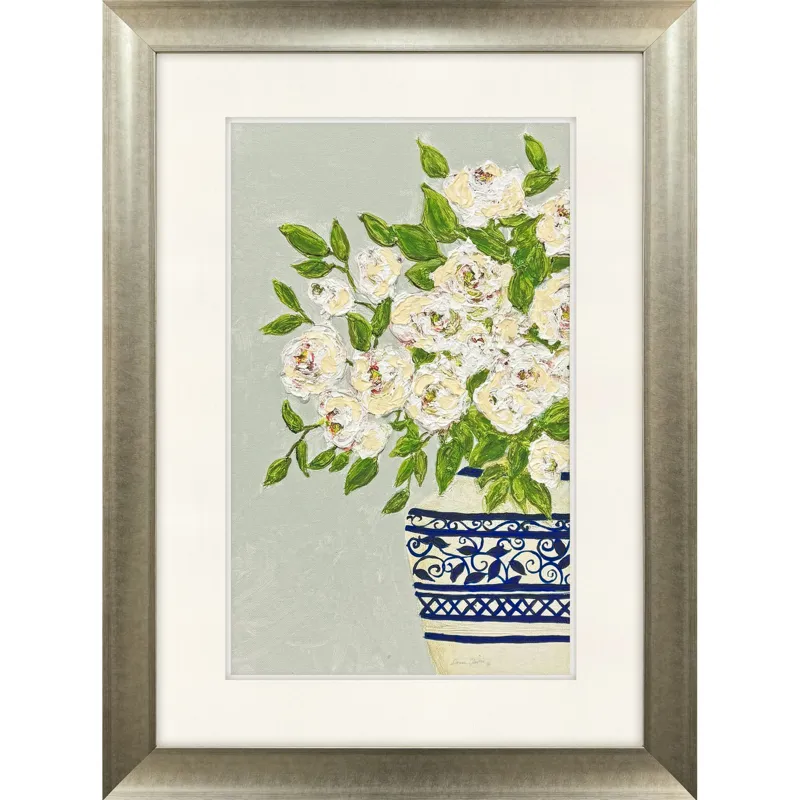 Floral Balance I Framed Art