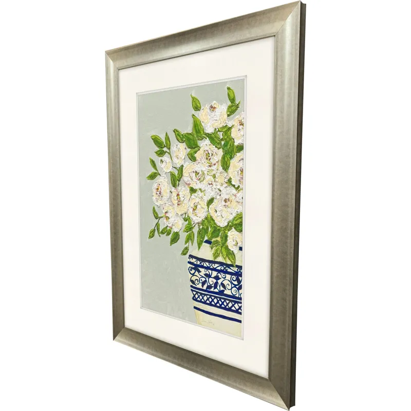 Floral Balance I Framed Art