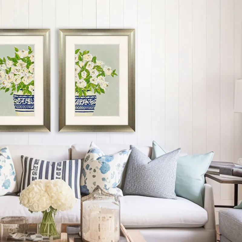 Floral Balance II Framed Art