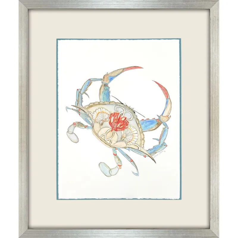 Crab Celebration I Framed Art