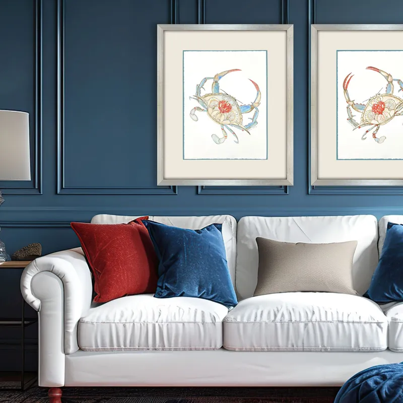 Crab Celebration I Framed Art