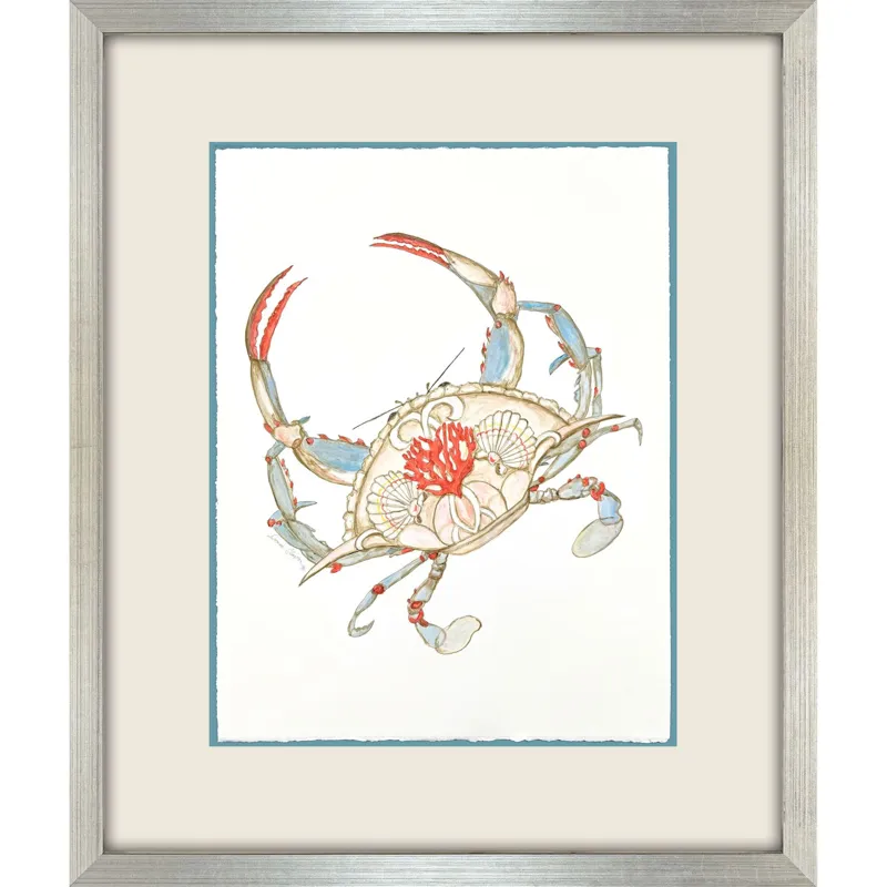 Crab Celebration II Framed Art
