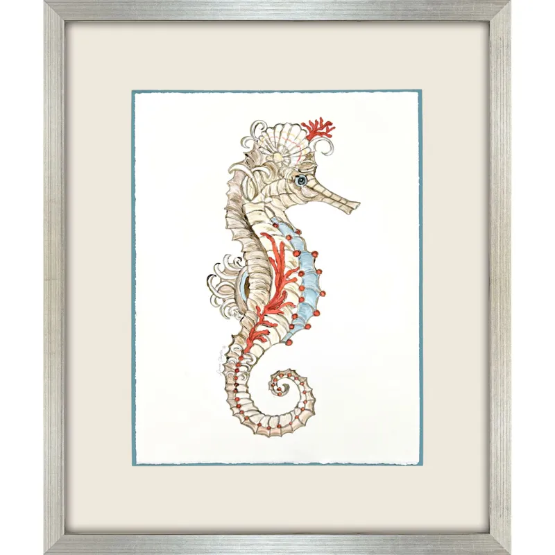 Seahorse Celebration I Framed Art
