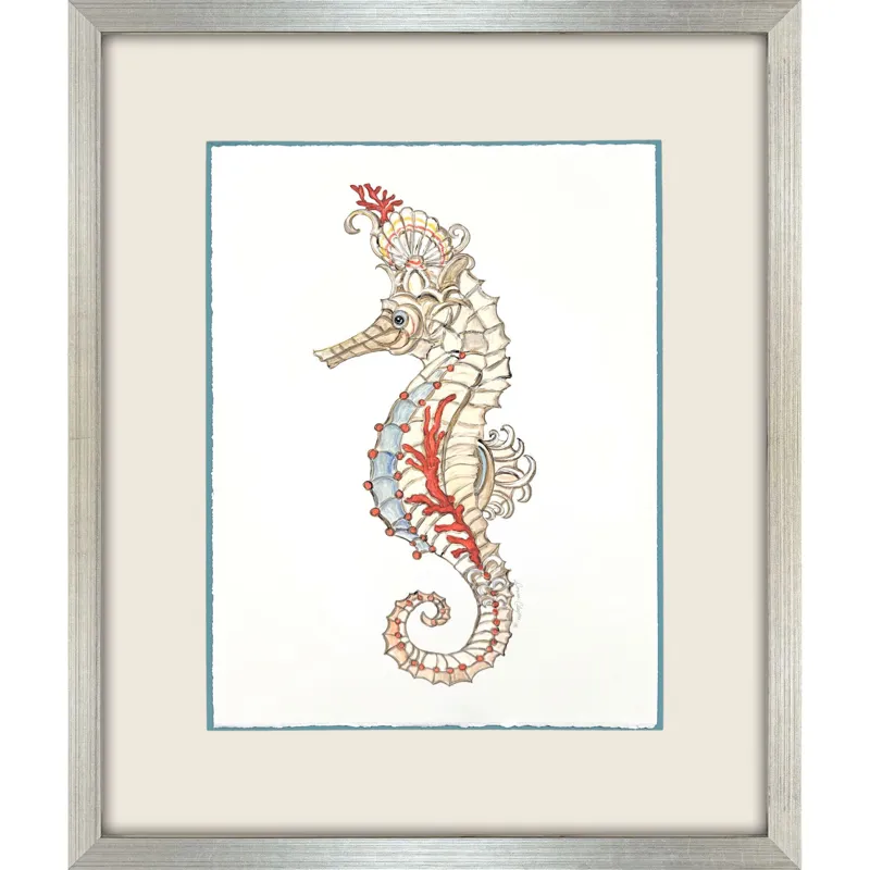 Seahorse Celebration II Framed Art