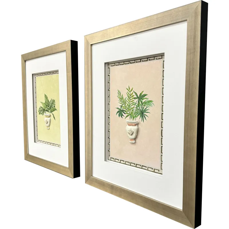 Grecian Vase Palm I S/2 Framed Art