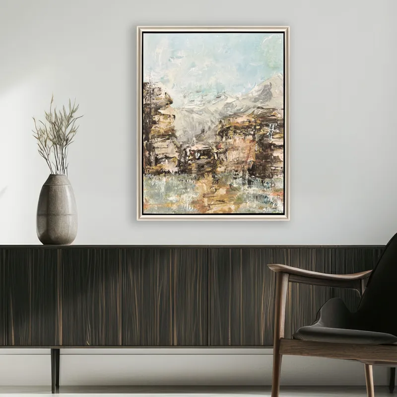 Rocky Reflections Journey Canvas