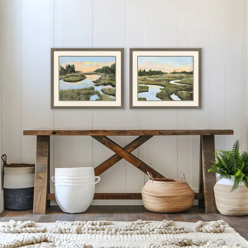 Low County Estuary S/2 Framed Art