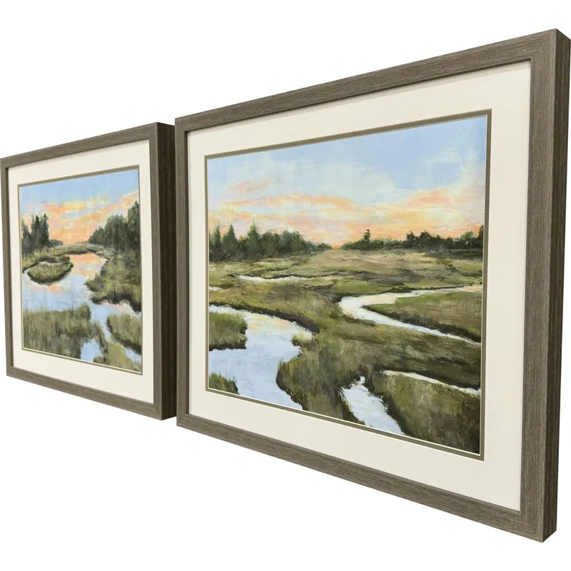 Low County Estuary S/2 Framed Art