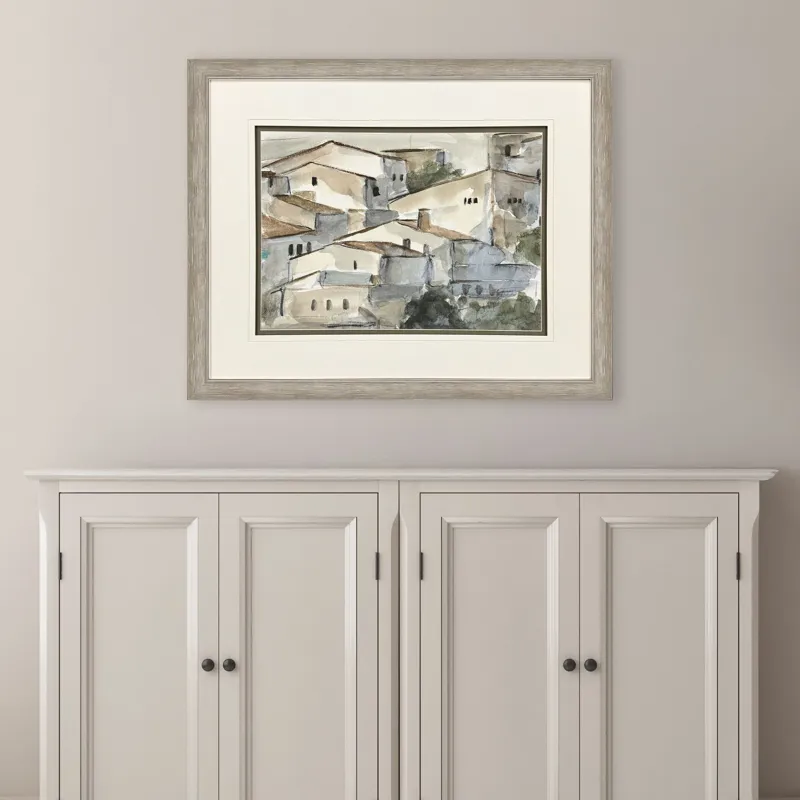 Mountainside Village II Framed Art