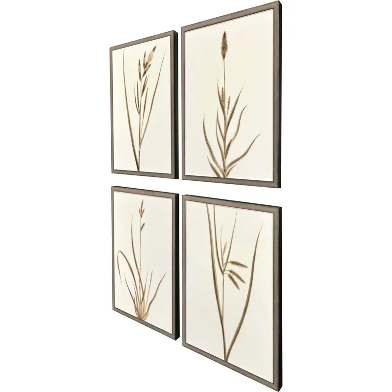 Varying Grasses S/4 Framed Art