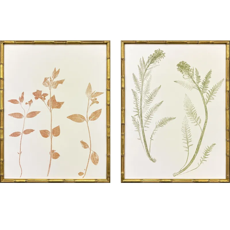 Floral Trace I S/2 Framed Art
