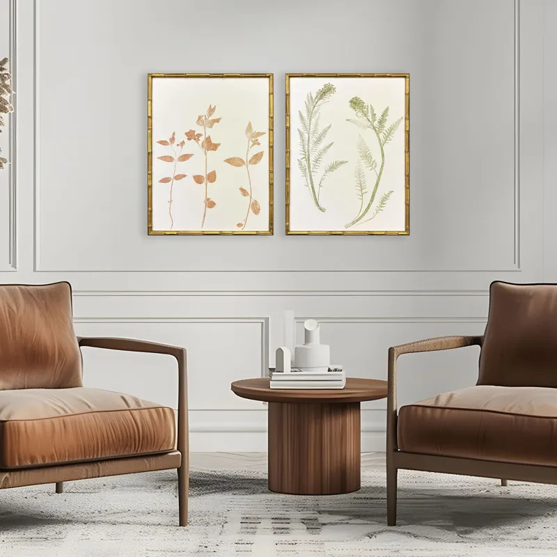 Floral Trace I S/2 Framed Art