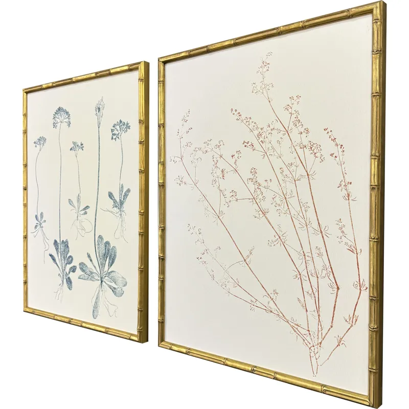 Floral Trace III S/2 Framed Art