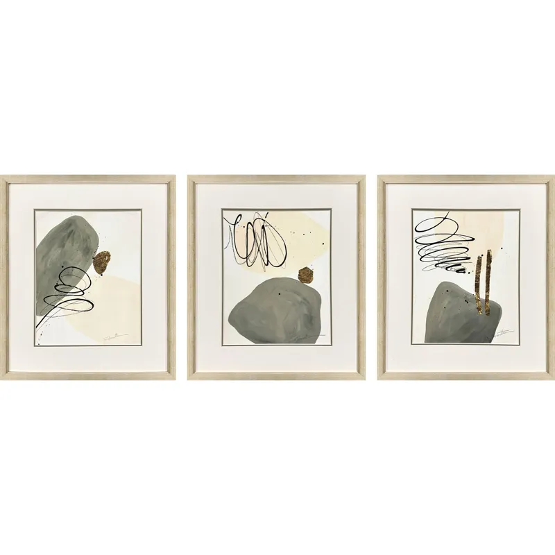 Rock Garden S/3 Framed Art