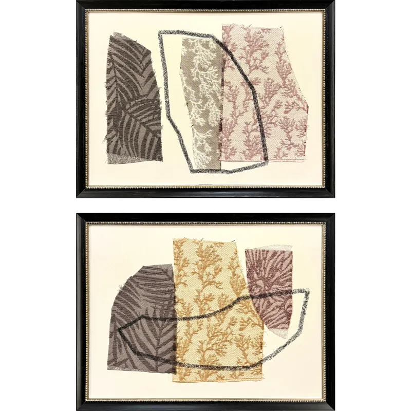 Bold Blends II S/2 Framed Art
