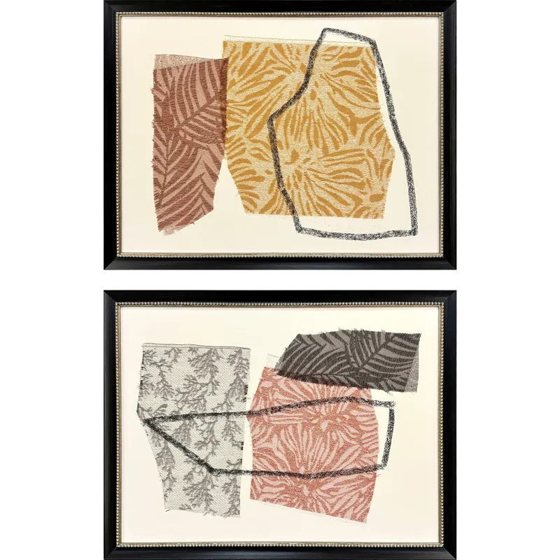 Bold Blends III S/2 Framed Art