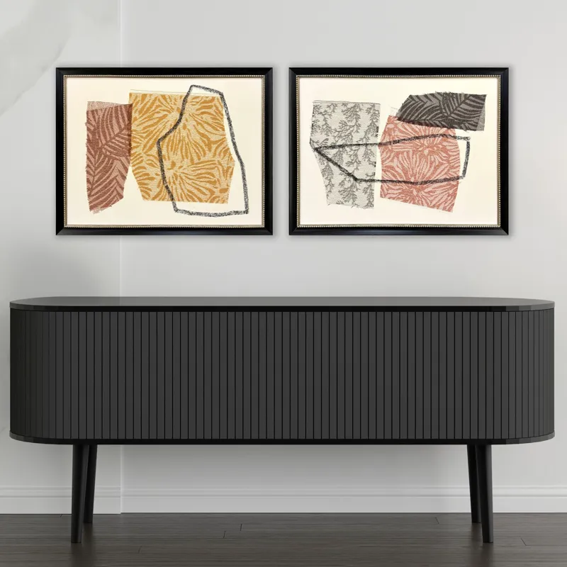Bold Blends III S/2 Framed Art