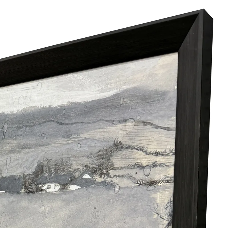 Misty Landscape Framed Art
