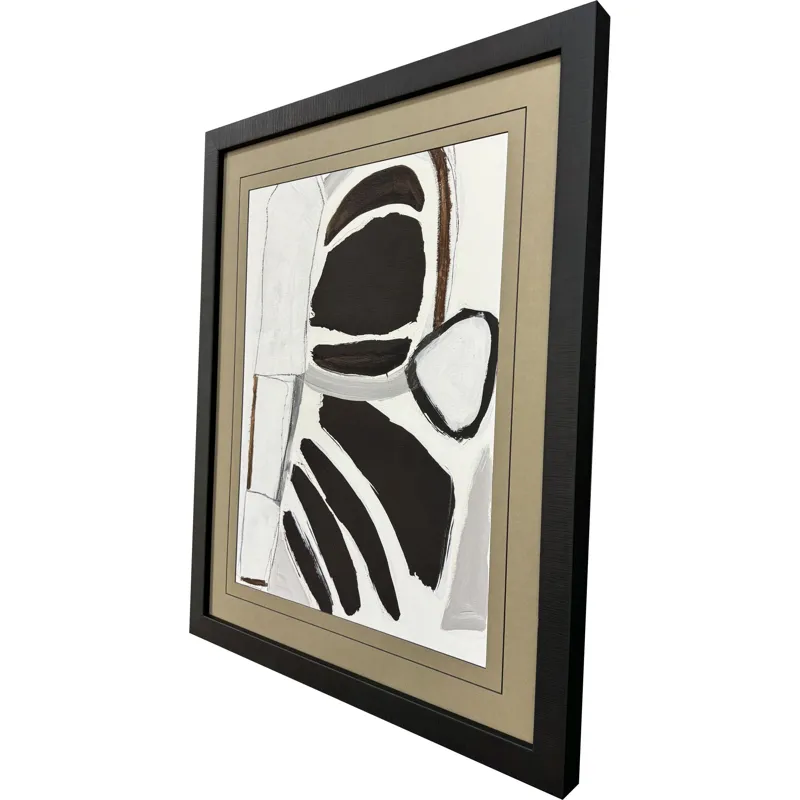 Graphic Shape Shift II Framed Art