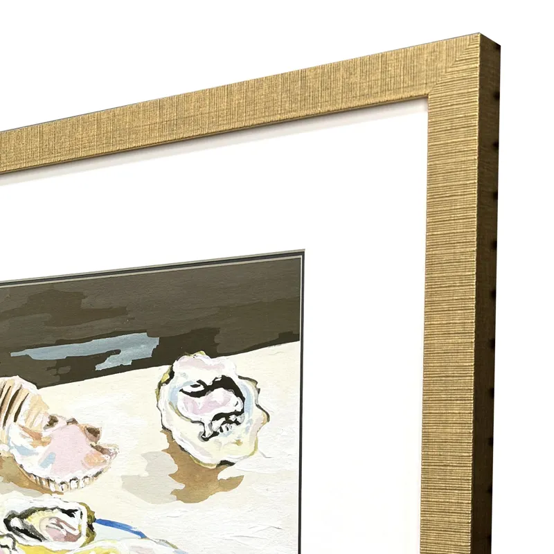 Oyster Indulgence S/2 Framed Art