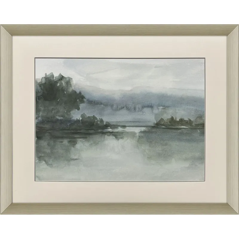 Lake at Twilight I Framed Art